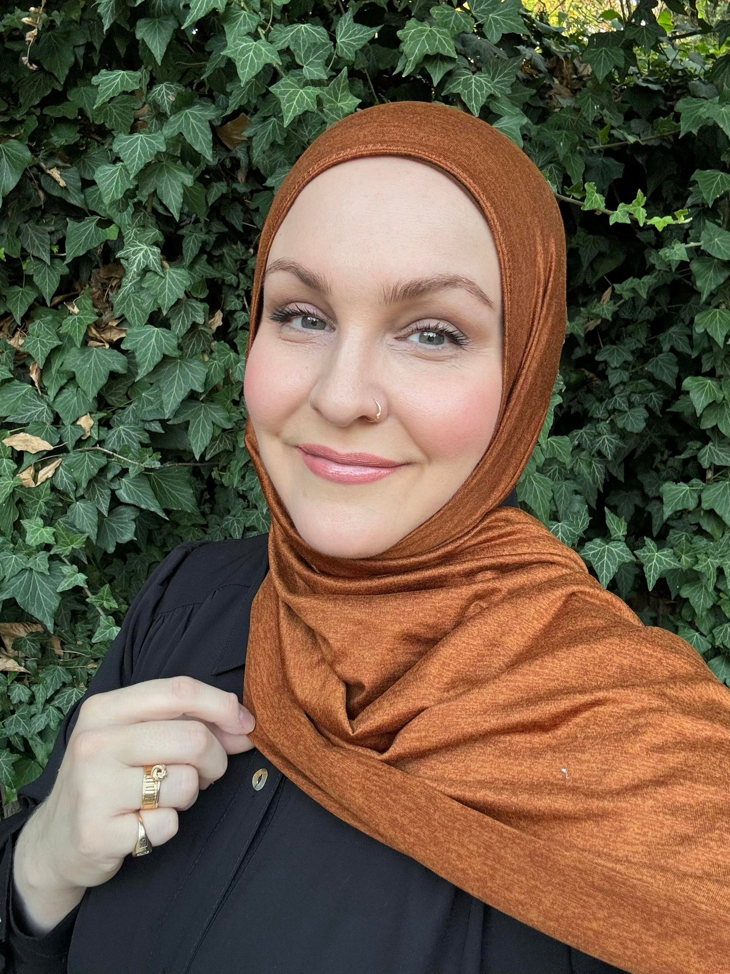 Performance Jersey Hijab: Cinnamon Spice