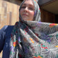 100% Silk Chiffon Hijab: Italian Summer Fruit