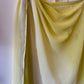 Crinkle Chiffon Hijab: Fade Lemon Yellow Grey