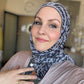 Burnout Tissue Jersey Hijab: Purposeful
