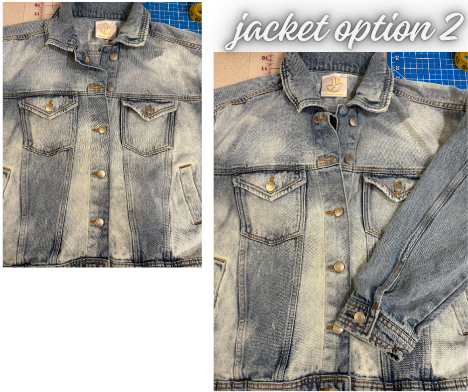 Palestinian Kuffiyah Distressed Jean Jacket