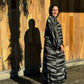 Nour Oversized Abaya - Black Lightning