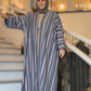 Nour Oversized Abaya - Celestial Tide