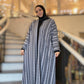 Nour Oversized Abaya - Celestial Tide