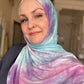 Tie Dye Jersey Hijab: Malibu