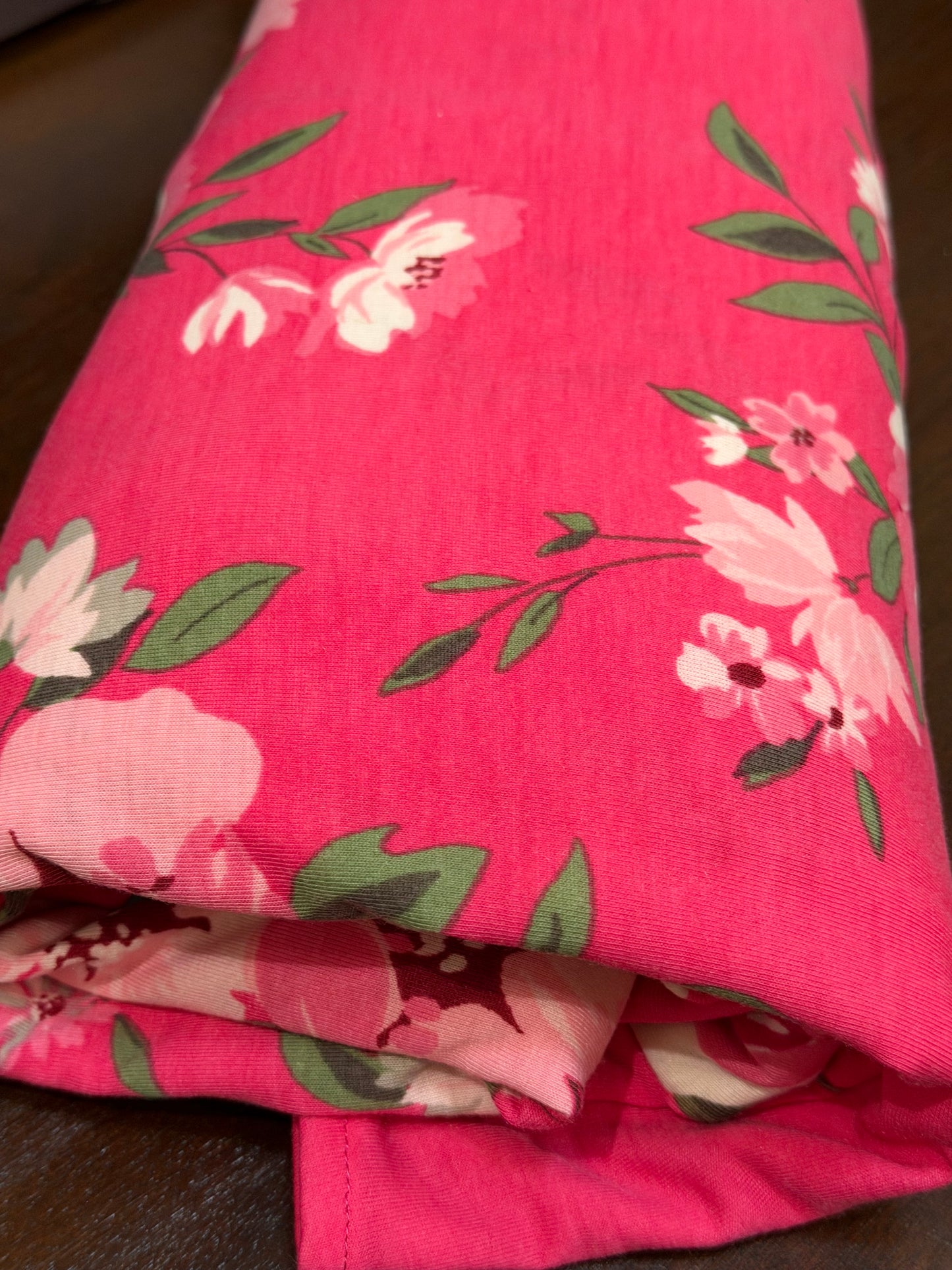 "Rose Bloom" Brushed Jersey Prayer Set