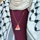 Freedom Watermelon Gold Necklace