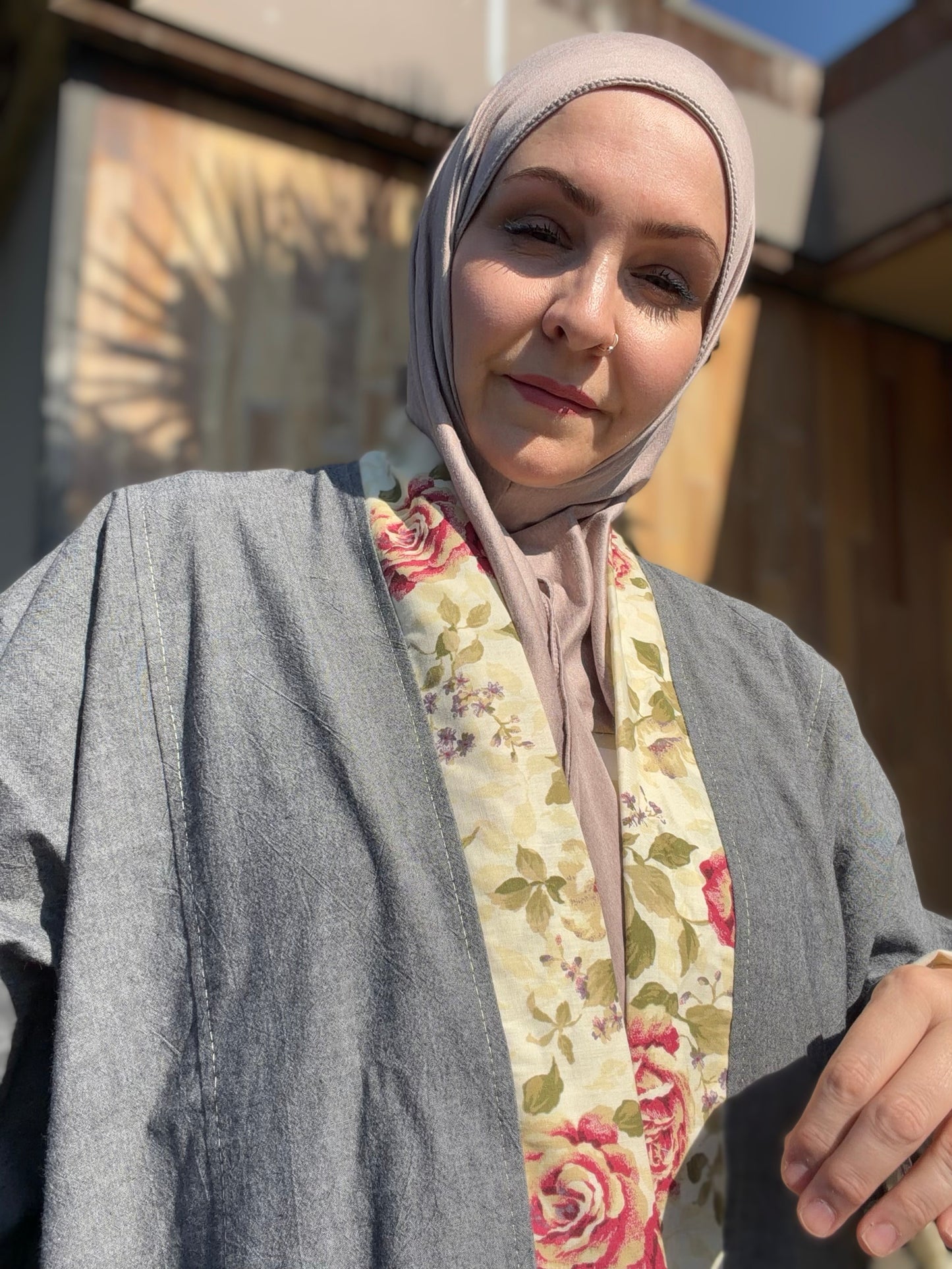 Pocket Anorak Abaya — Rosewood Utility