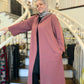 Laila Oversized Hooded Cardigan - Copper Rose