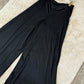Performance Jersey Palazzo Pant: Smokin Hot Black