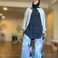 Jersey Palazzo Pant: Twilight Mist
