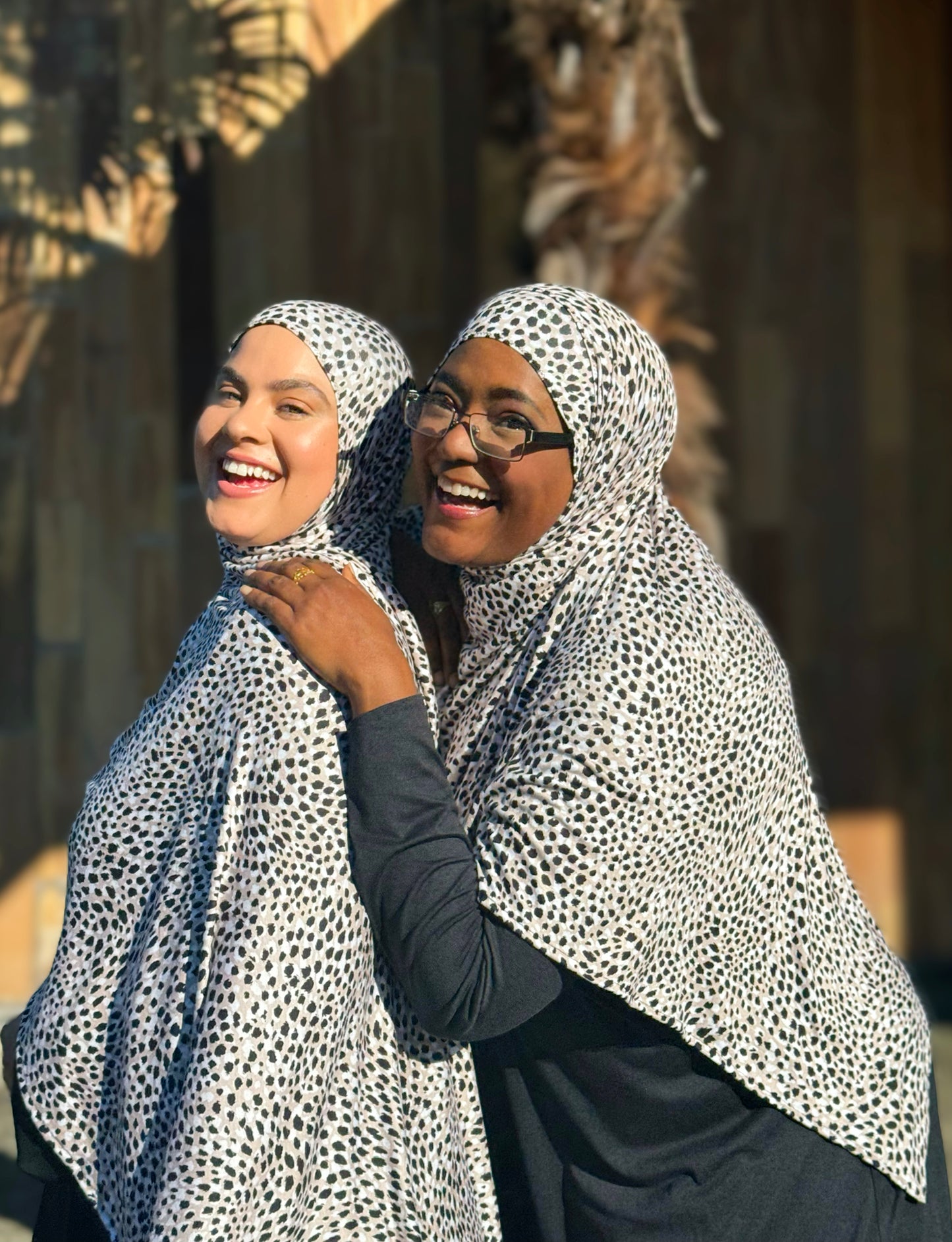 Printed Jersey Hijab: Subtle Tigre