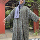 Pocket Anorak Abaya - Moss & Glass