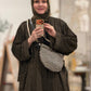 Pocket Anorak Sweater Abaya - Gilded Night Sky