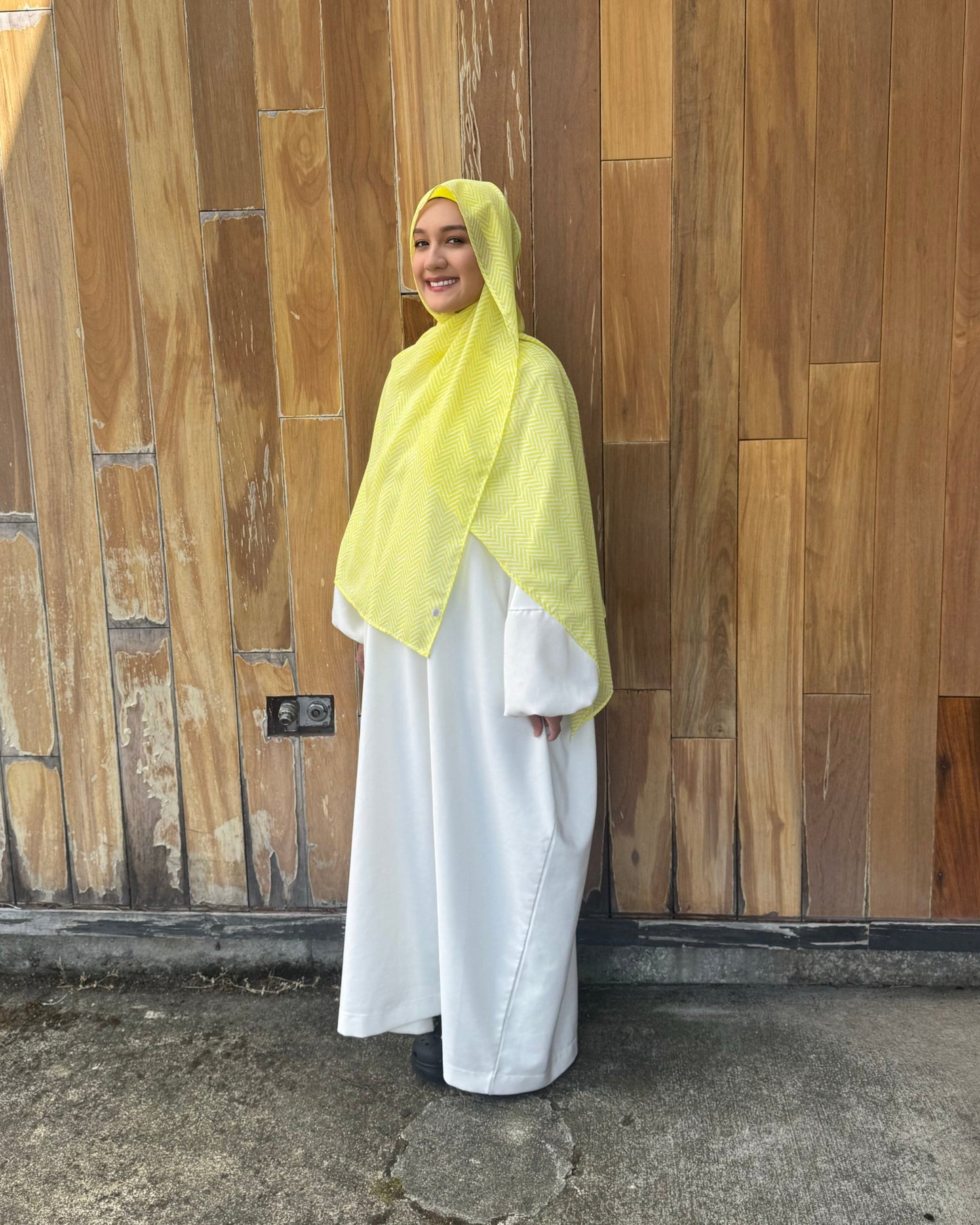 Chiffon Hijab: Shamsa Chevron