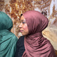 Performance Jersey Hijab: Deep Cacao