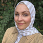Woven Jersey Hijab: Office Drama