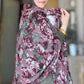 Chiffon Hijab: Rosewood Bloom