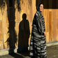 Nour Oversized Abaya - Black Lightning