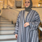 Nour Oversized Abaya - Celestial Tide