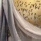 Iridescent Chiffon Hijab: Plata