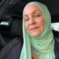 Jersey Hijab: Minty Green