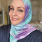 Tie Dye Jersey Hijab: Malibu