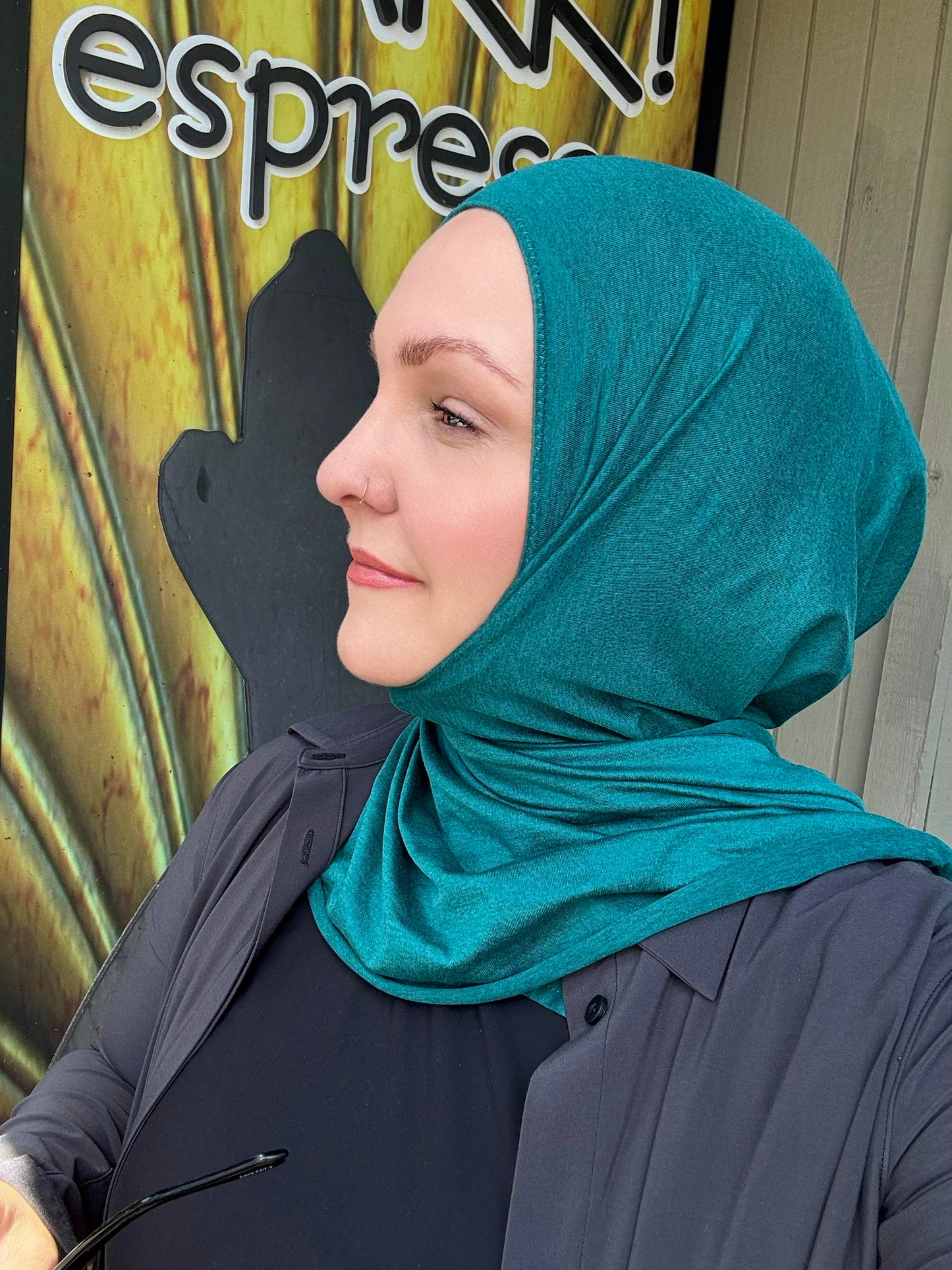 Performance Jersey Hijab: Emerald City