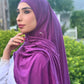 Performance Jersey Hijab: Bright Purple