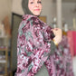 Chiffon Hijab: Rosewood Bloom