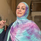 Tie Dye Jersey Hijab: Malibu