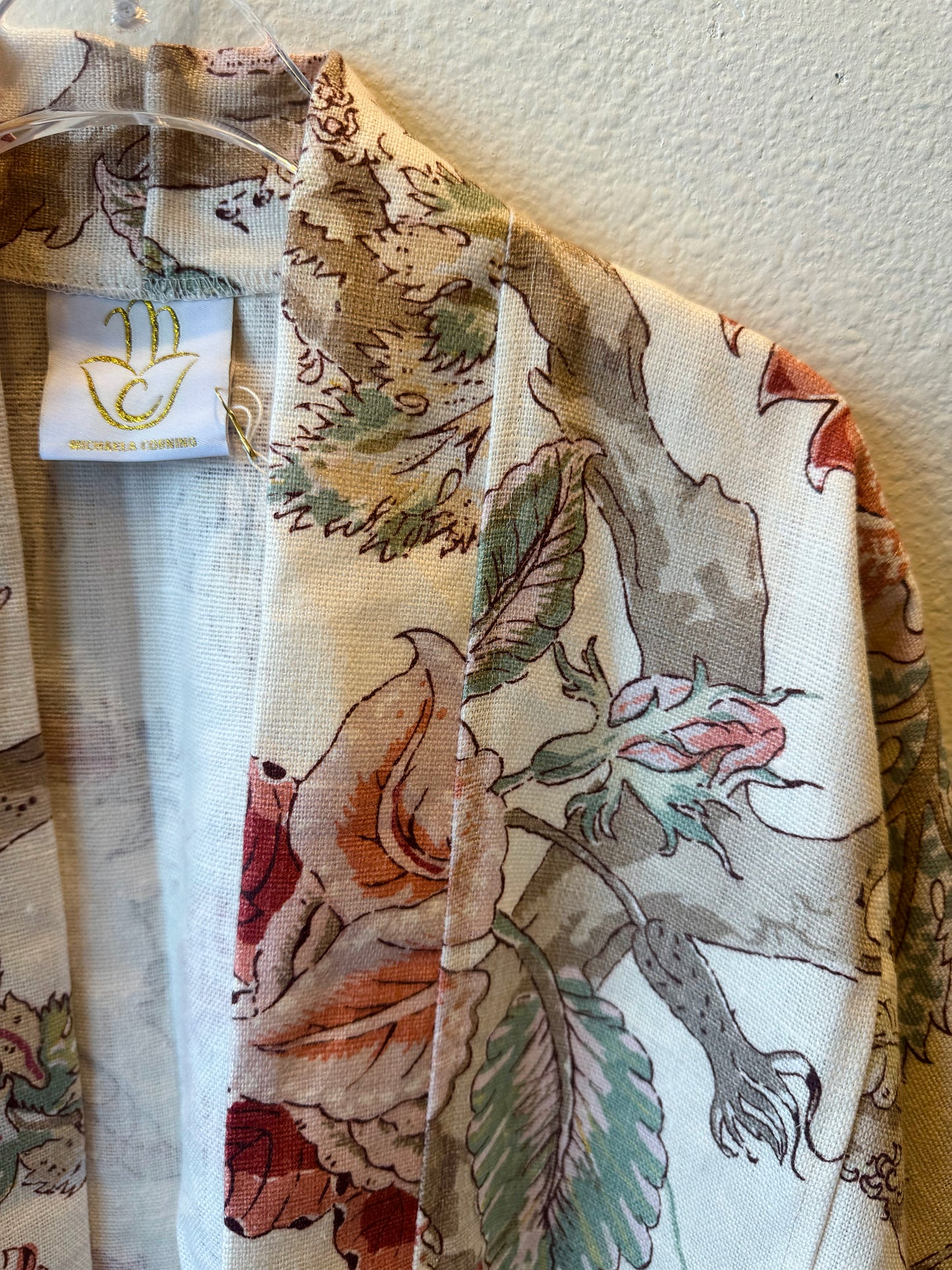 Pocket Anorak Abaya - Autumn Botanica Tapestry