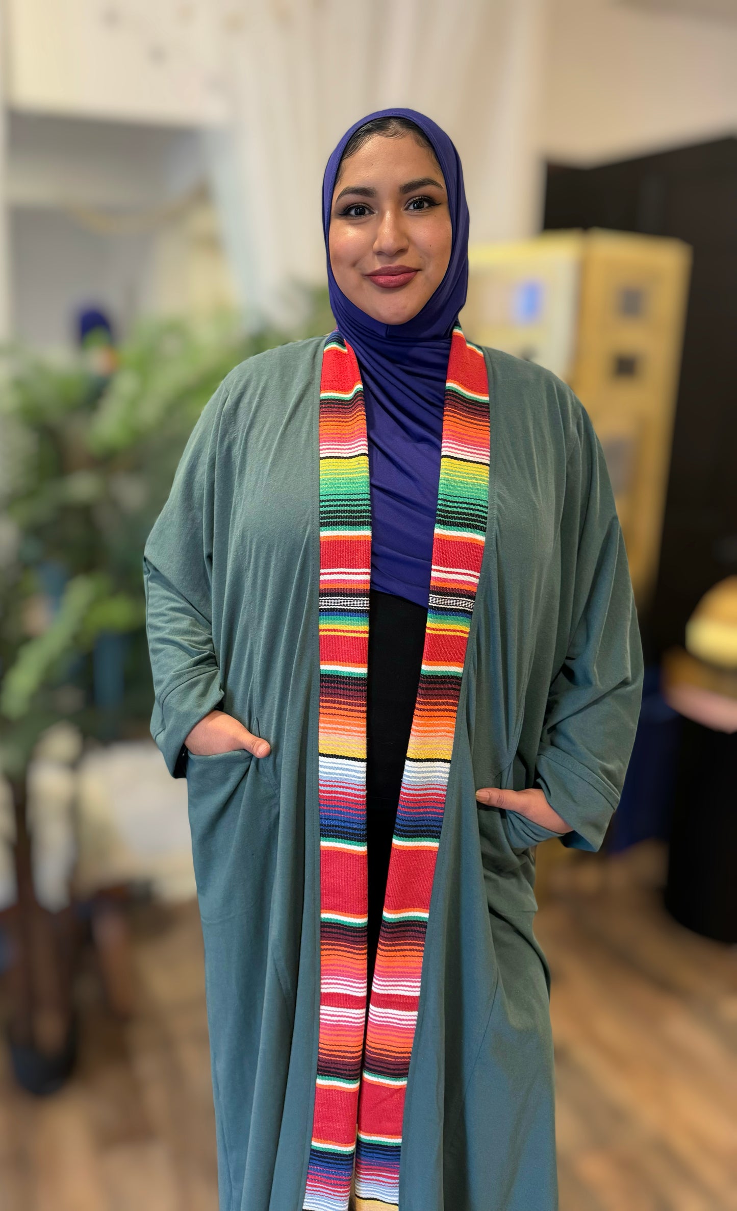 Guadalupe Pocket Abaya – Majestic Serape