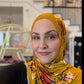 Printed Jersey Hijab: Aurelia