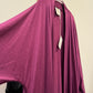 Nour Oversized Abaya - Purple Performance Jersey