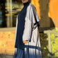 Nour Oversized Abaya - Muted Navy Blue Performance
