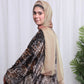 Iridescent Chiffon Hijab: Golden