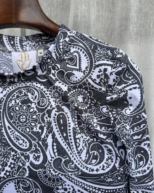 MC Everyday Active Tunic - Paisley Noir
