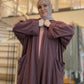 Pocket Anorak Abaya - Eggplant Athleisure