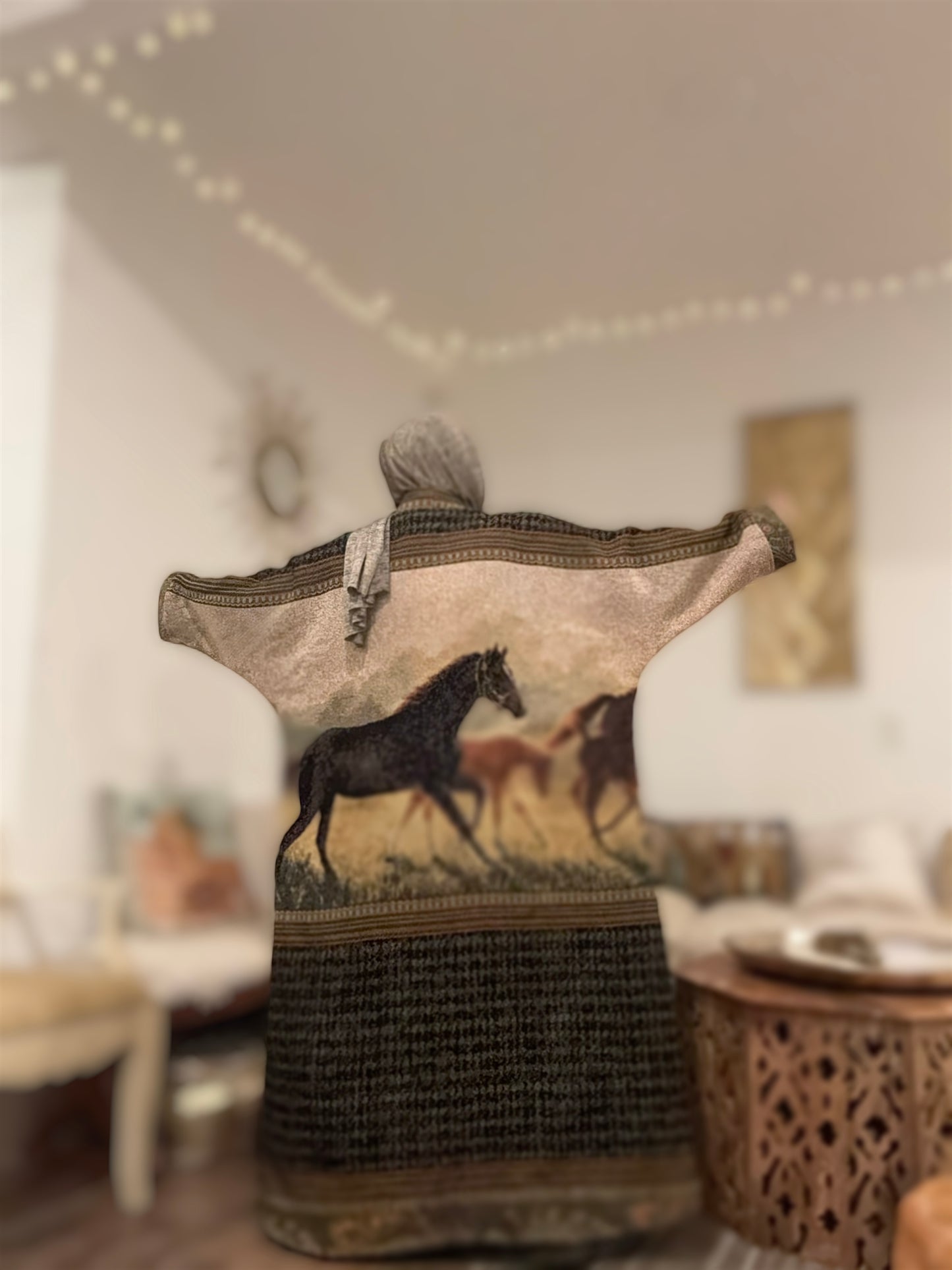 Up-cycled Pocket Anorak Abaya - Arabian Equestrian