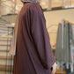 Pocket Anorak Abaya - Eggplant Athleisure