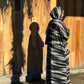 Nour Oversized Abaya - Black Lightning