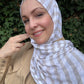 Woven Jersey Hijab: Office Drama