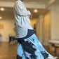 Jersey Palazzo Pant: Twilight Mist
