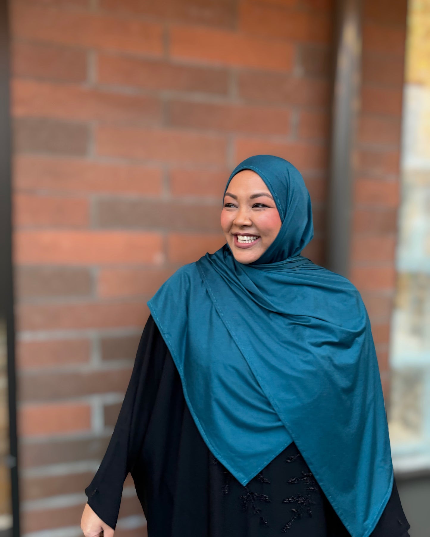 Performance Jersey Hijab: Majestic Blue