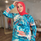 MC Everyday Active Tunic - Blue Ocean Palms