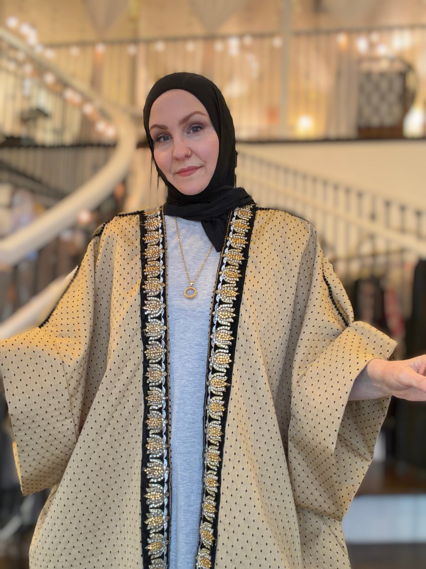 Cultural Fusion Bisht - Desert Relic