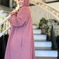 Laila Oversized Hooded Cardigan - Copper Rose