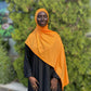 Performance Jersey Hijab: Tangerine