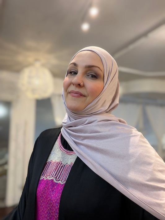 Performance Jersey Hijab: Petal Blush